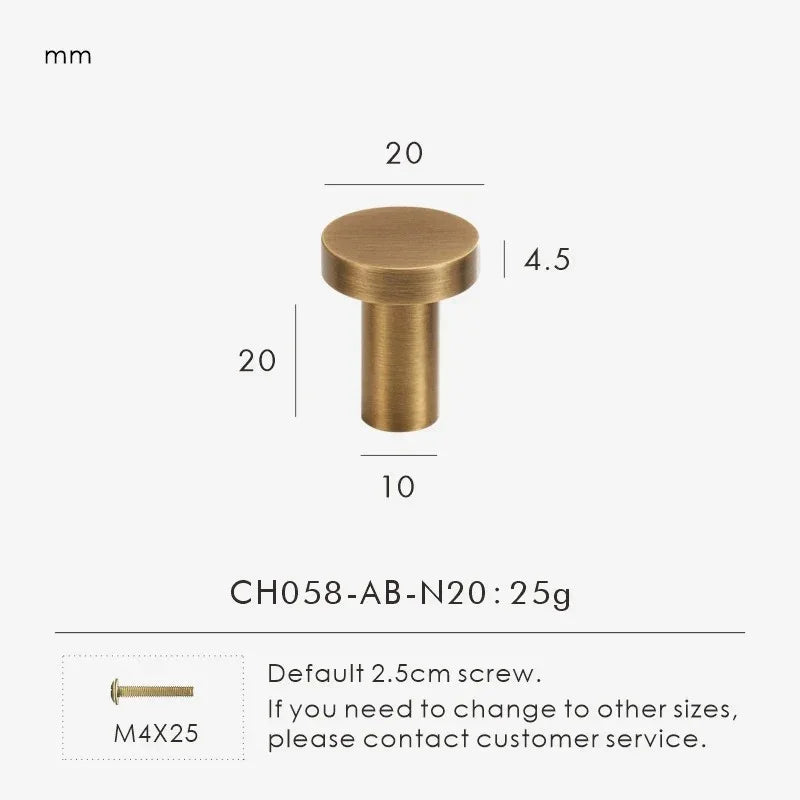 Olnanta Brass Cabinet Knob