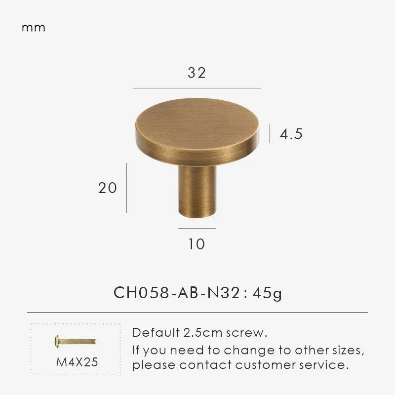 Olnanta Brass Cabinet Knob