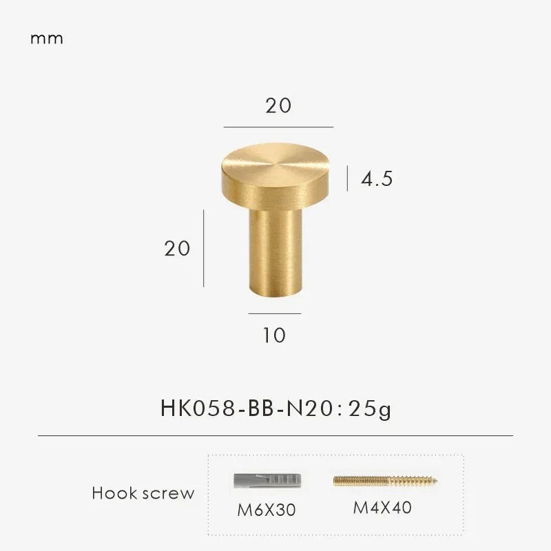 Olnanta Brass Cabinet Knob