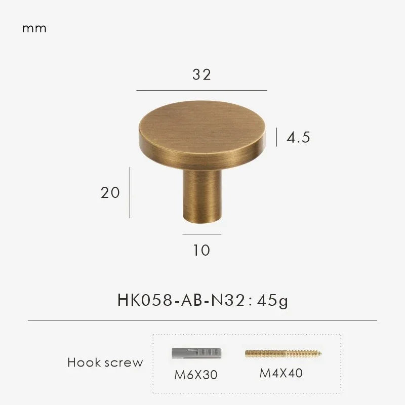 Olnanta Brass Cabinet Knob