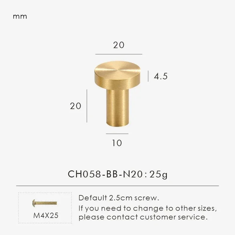 Olnanta Brass Cabinet Knob