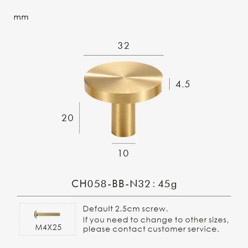 Olnanta Brass Cabinet Knob