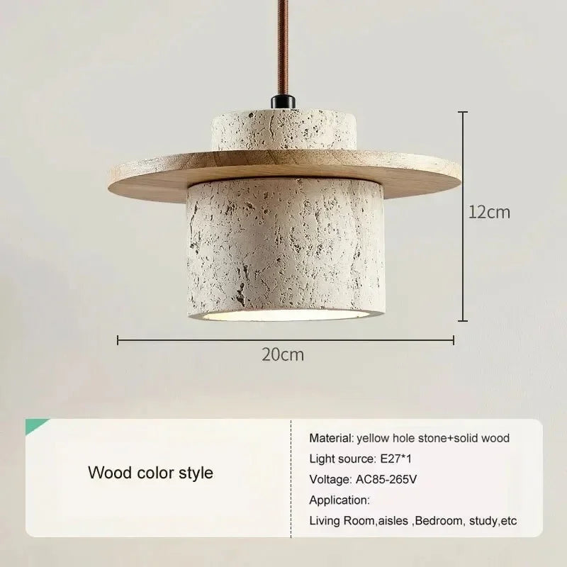 Olrara Travertine Pendant Lamp