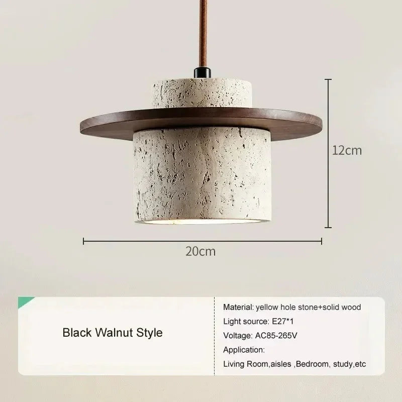 Olrara Travertine Pendant Lamp