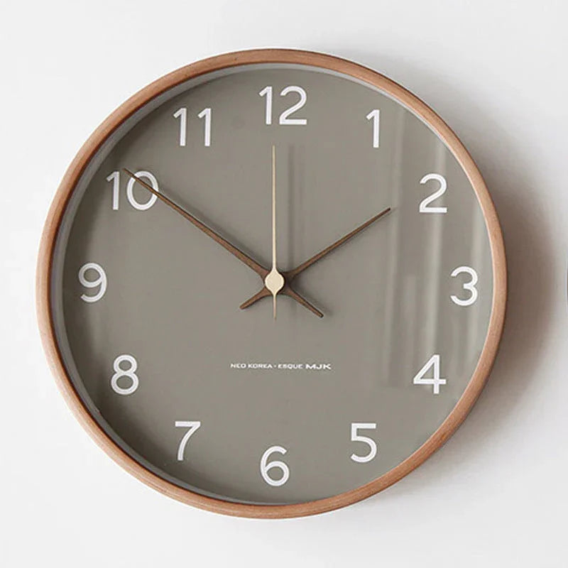 Ordando Grey Wall Clock