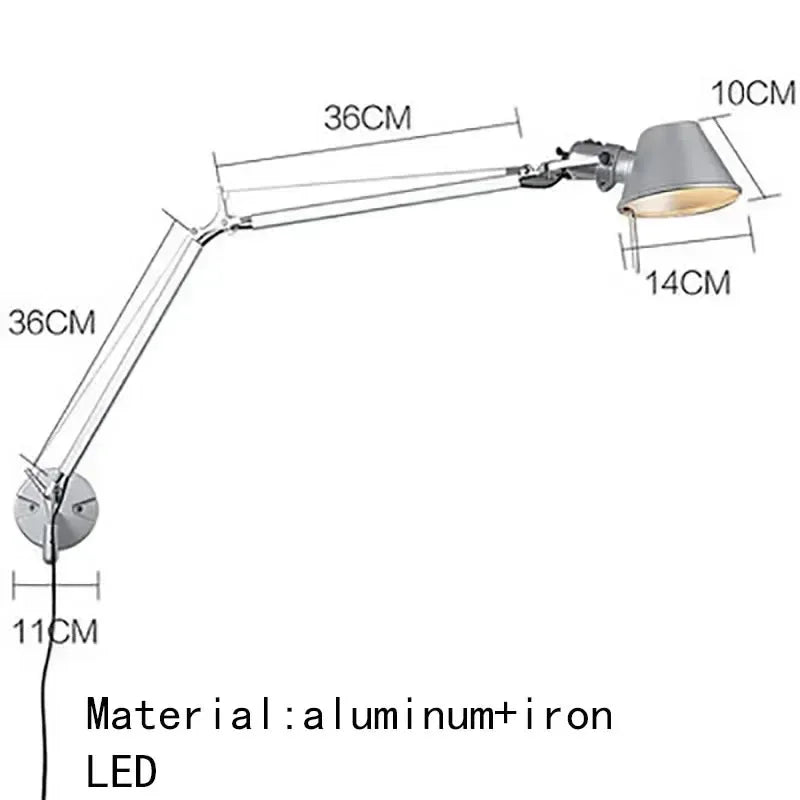 Orfossa Adjustable Wall Light