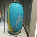 Orfossa Striped Glass Vase