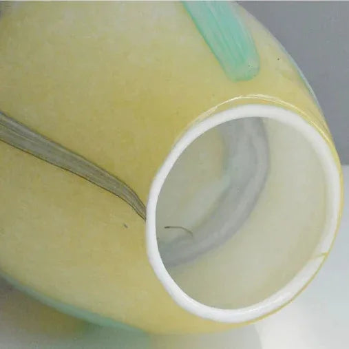 Orfossa Striped Glass Vase