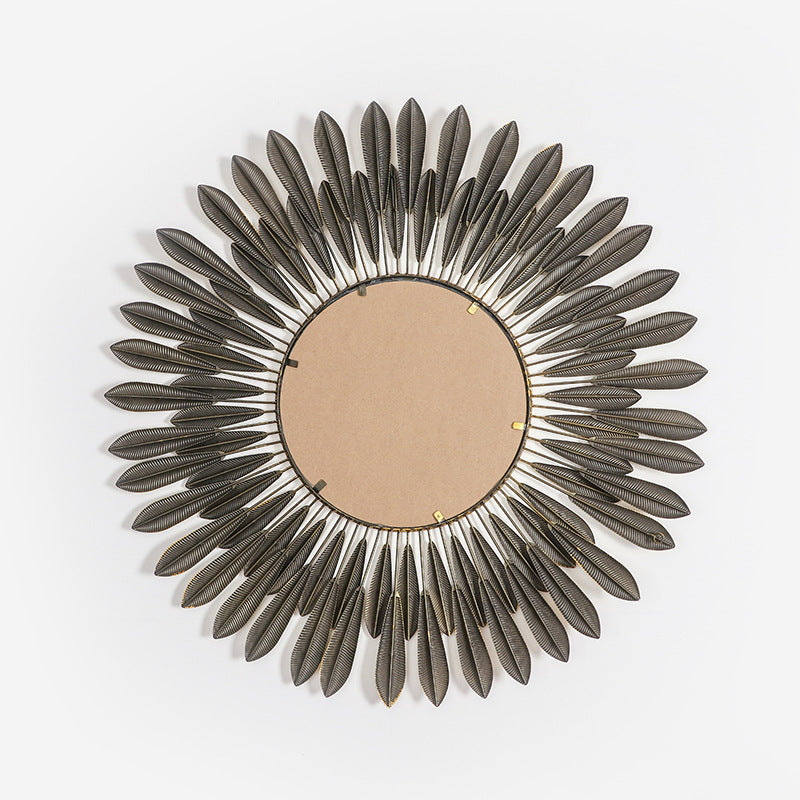 Ornamental Leaf-Designed Wall Mirror | Kelmera