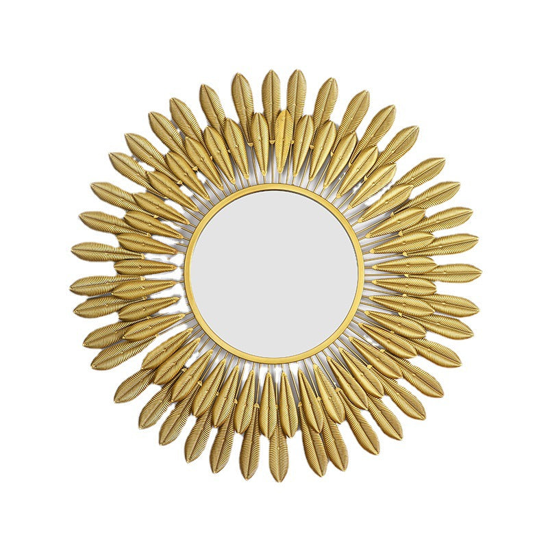 Ornamental Leaf-Designed Wall Mirror | Kelmera