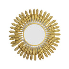 Ornamental Leaf-Designed Wall Mirror | Kelmera