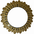 Ornamental Leaf-Designed Wall Mirror | Kelmera
