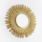 Ornamental Leaf-Designed Wall Mirror | Kelmera