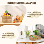 Ornate Decoration Basket made from Natural Materials | Kelmera