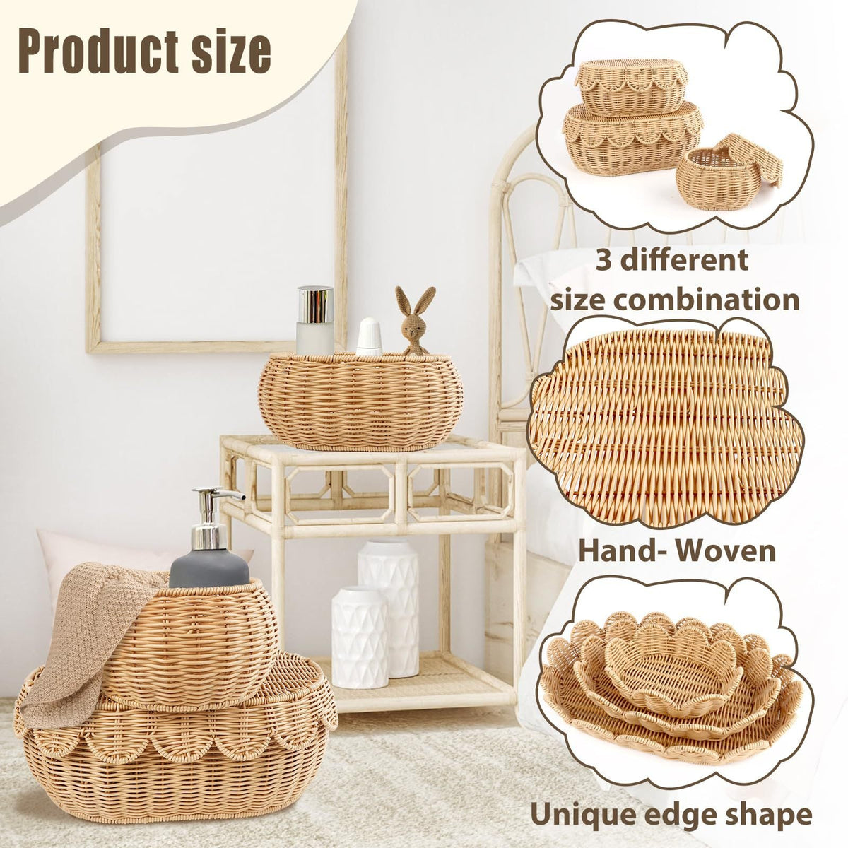 Ornate Decoration Basket made from Natural Materials | Kelmera