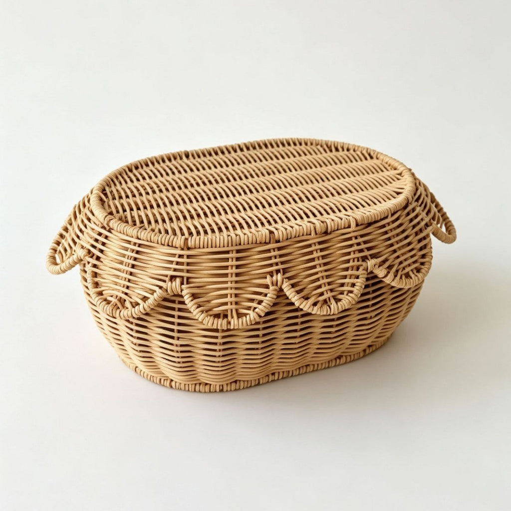 Ornate Decoration Basket made from Natural Materials | Kelmera