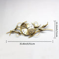 Ornate Decorative Metal Wall Clock | Kelmera