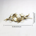 Ornate Decorative Metal Wall Clock | Kelmera