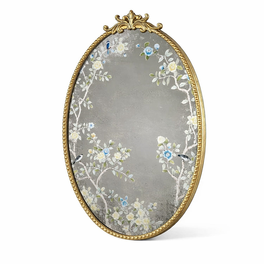 Ornate Floral Wall Mirror | Kelmera