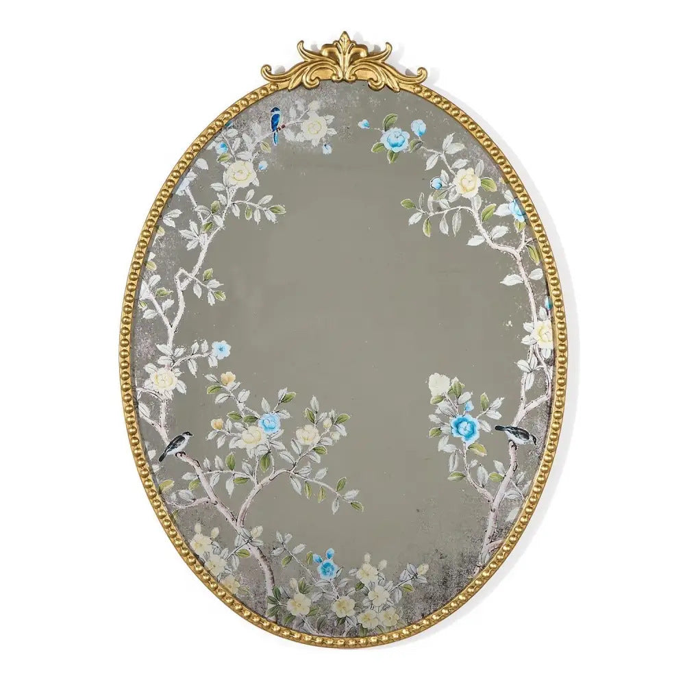 Ornate Floral Wall Mirror | Kelmera