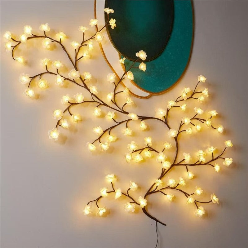 Ornate LED Cherry Blossom Wall Light | Kelmera