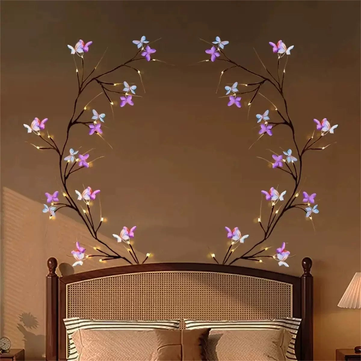 Ornate LED Cherry Blossom Wall Light | Kelmera