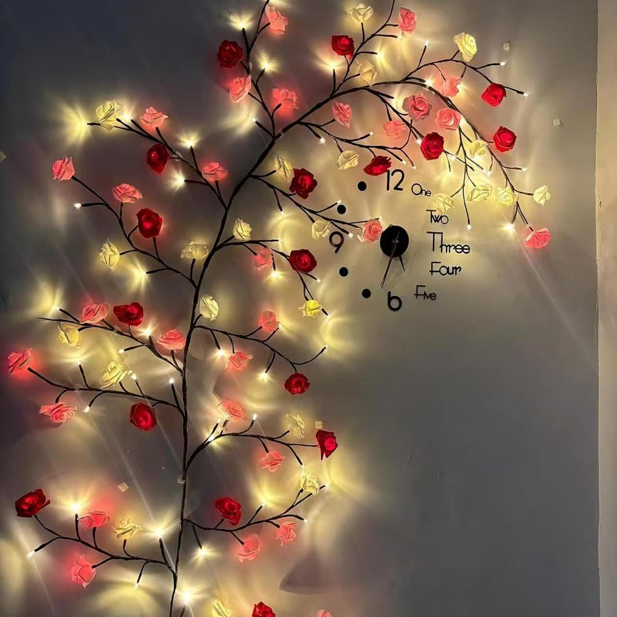 Ornate LED Cherry Blossom Wall Light | Kelmera
