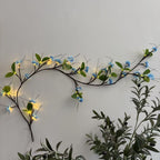Ornate LED Cherry Blossom Wall Light | Kelmera
