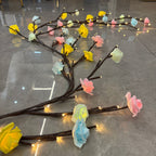 Ornate LED Cherry Blossom Wall Light | Kelmera