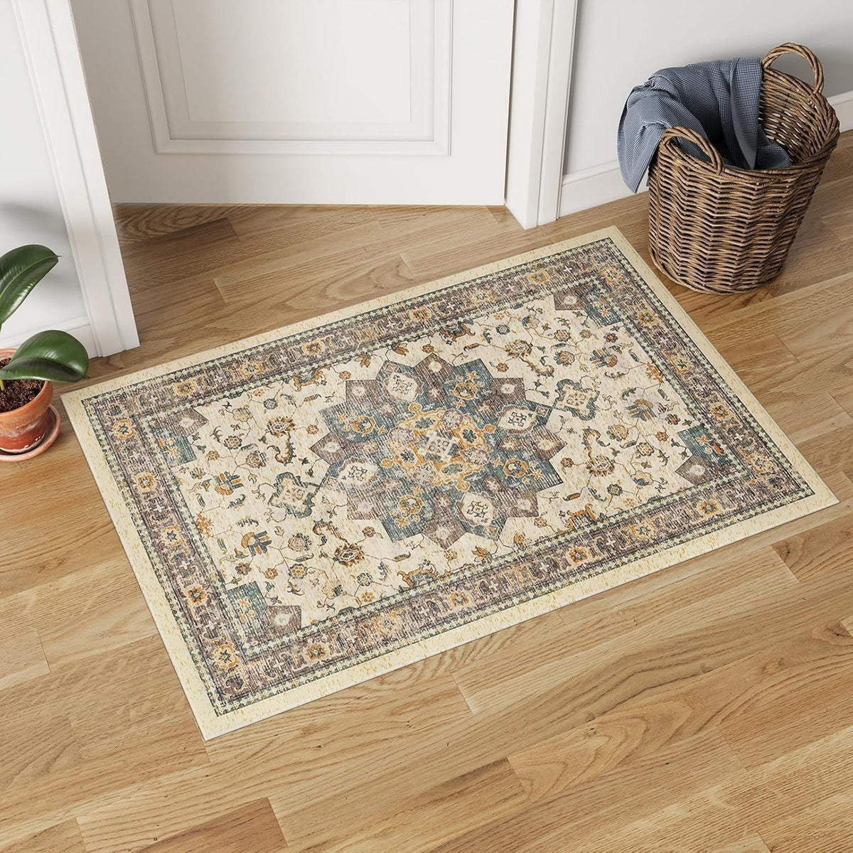 Ornate Patterned Area Rug | Kelmera