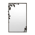 Ornate Wall Mirror with Leaf Accents | Kelmera