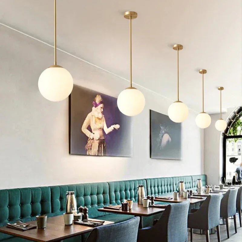 Ortunda Glass Ball Pendant Lamp