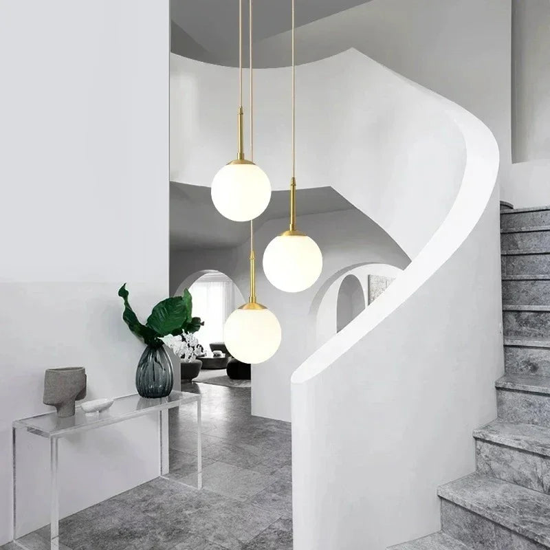 Ortunda Glass Ball Pendant Lamp