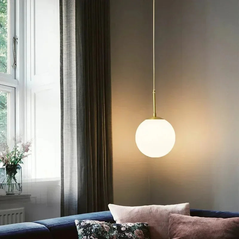 Ortunda Glass Ball Pendant Lamp