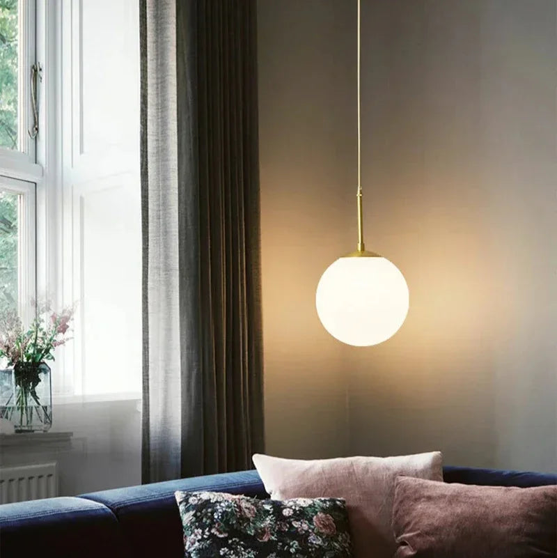 Ortunda Glass Ball Pendant Lamp