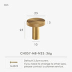 Orvura Solid Brass Knobs and Handles