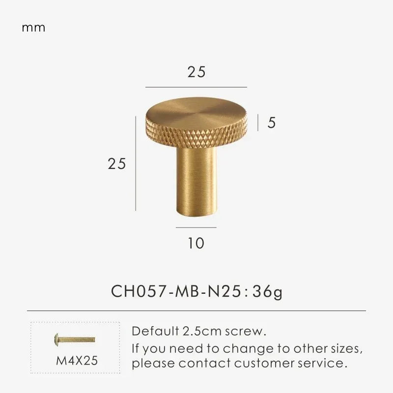 Orvura Solid Brass Knobs and Handles