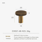 Orvura Solid Brass Knobs and Handles