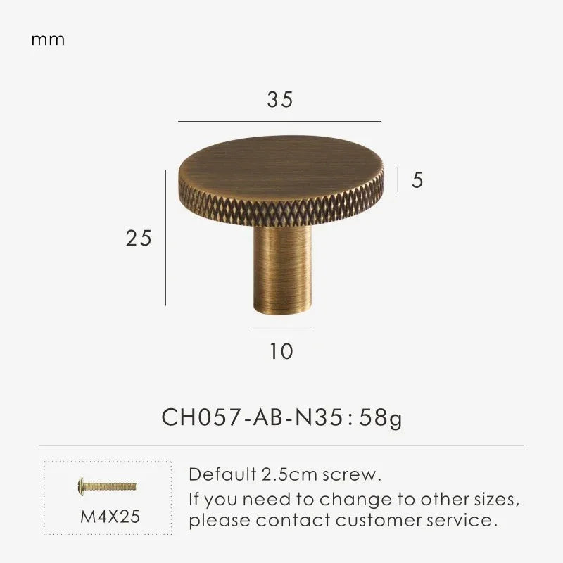 Orvura Solid Brass Knobs and Handles