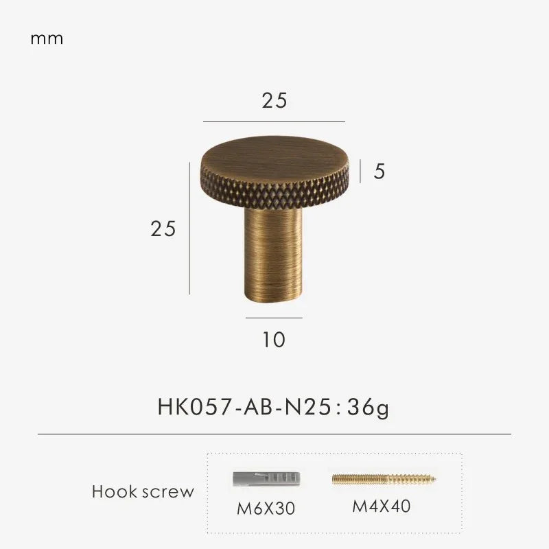Orvura Solid Brass Knobs and Handles