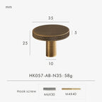 Orvura Solid Brass Knobs and Handles