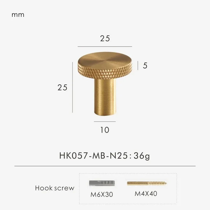 Orvura Solid Brass Knobs and Handles