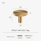Orvura Solid Brass Knobs and Handles