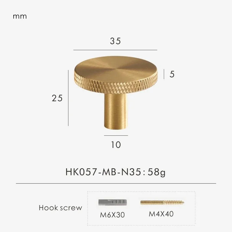 Orvura Solid Brass Knobs and Handles