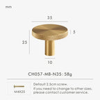 Orvura Solid Brass Knobs and Handles
