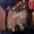 Outdoor Metal Star Wind Chime with Resonating Aluminum Tubes | Kelmera