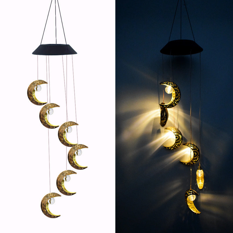 Outdoor Metal Star Wind Chime with Resonating Aluminum Tubes | Kelmera