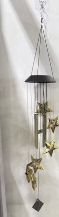 Outdoor Metal Star Wind Chime with Resonating Aluminum Tubes | Kelmera