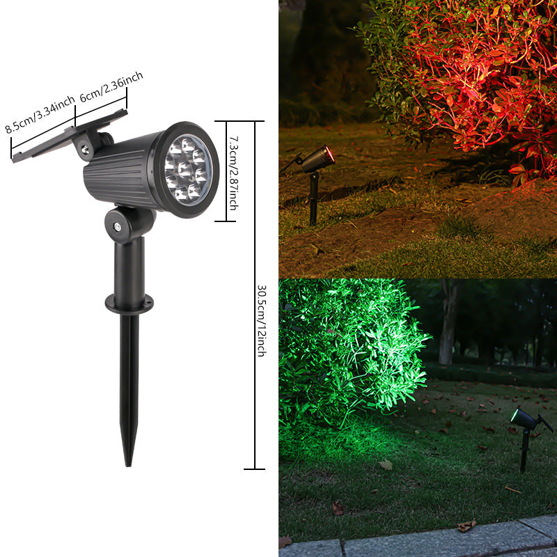Outdoor Solar Adjustable LED Spike Spotlight for Garden Landscape Lighting | Kelmera