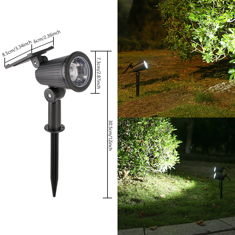 Outdoor Solar Adjustable LED Spike Spotlight for Garden Landscape Lighting | Kelmera